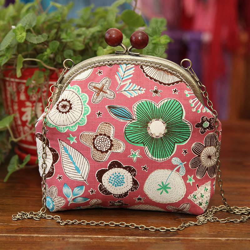 Embroidery Kiss Lock Bag Kit | Floral Crossbody Bag  | Diy Needlework Gifts  - flower A - image 6
