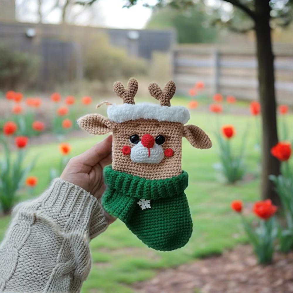 Diy Handmade Christmas Stocking Crochet Kit - Unique Christmas Tree Decor | Perfect Holiday Gifts  - D - image 4
