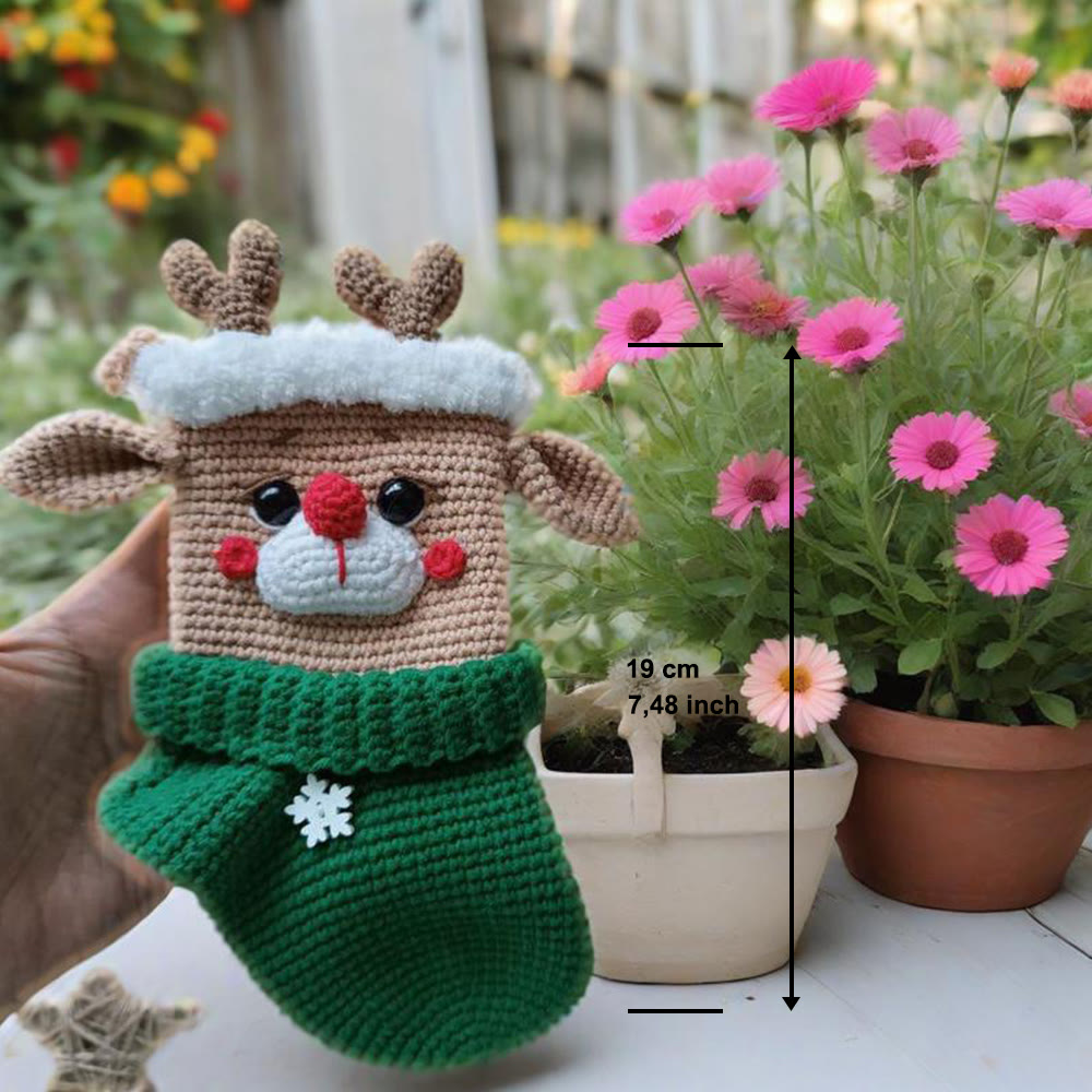 Diy Handmade Christmas Stocking Crochet Kit - Unique Christmas Tree Decor | Perfect Holiday Gifts  - image 9