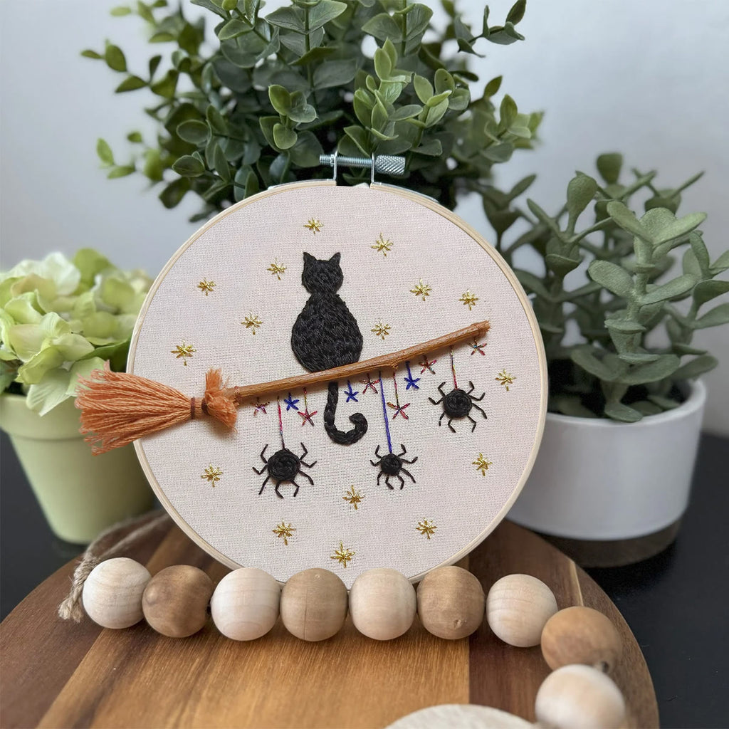 Rubbyoo Embroidery Kit - Halloween Spider | Creative Spooky Craft | Halloween Desk Decor - image 6