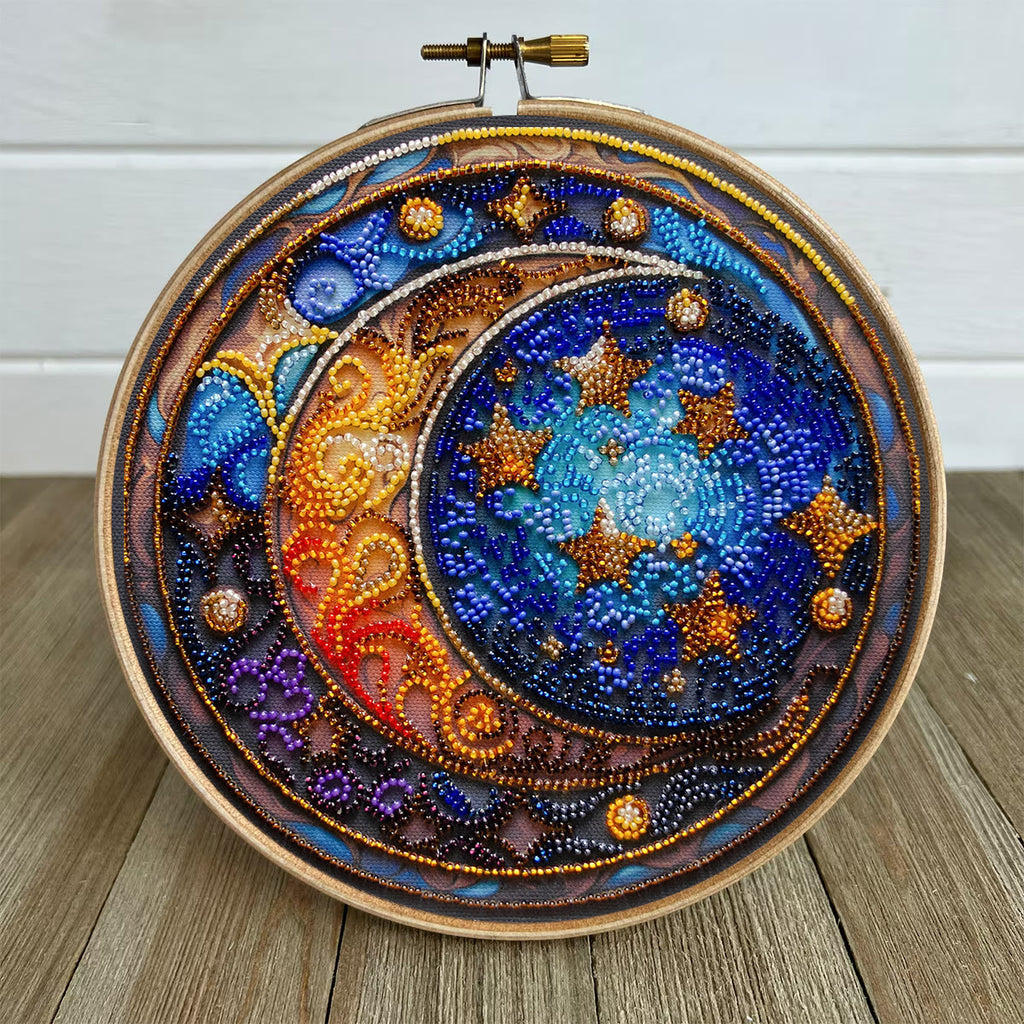 Rubbyoo Bead Embroidery Kit - Moom And Star |  - image 6