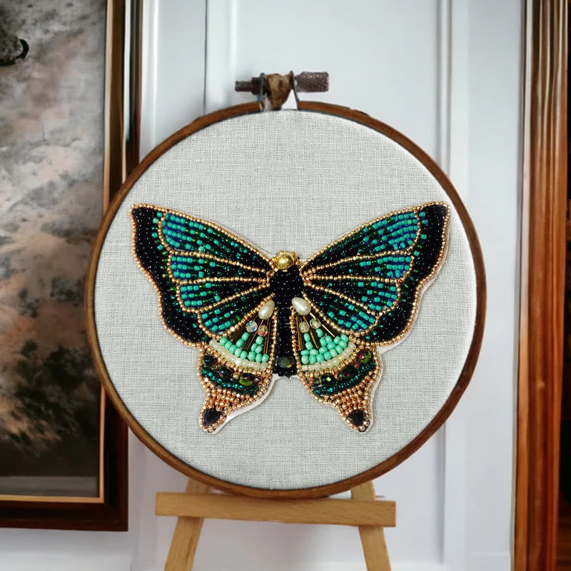Rubbyoo Bead Embroidery Kit - Exquisite Butterfly | Diy Animal Craft | Unique Gift For Her - image 4