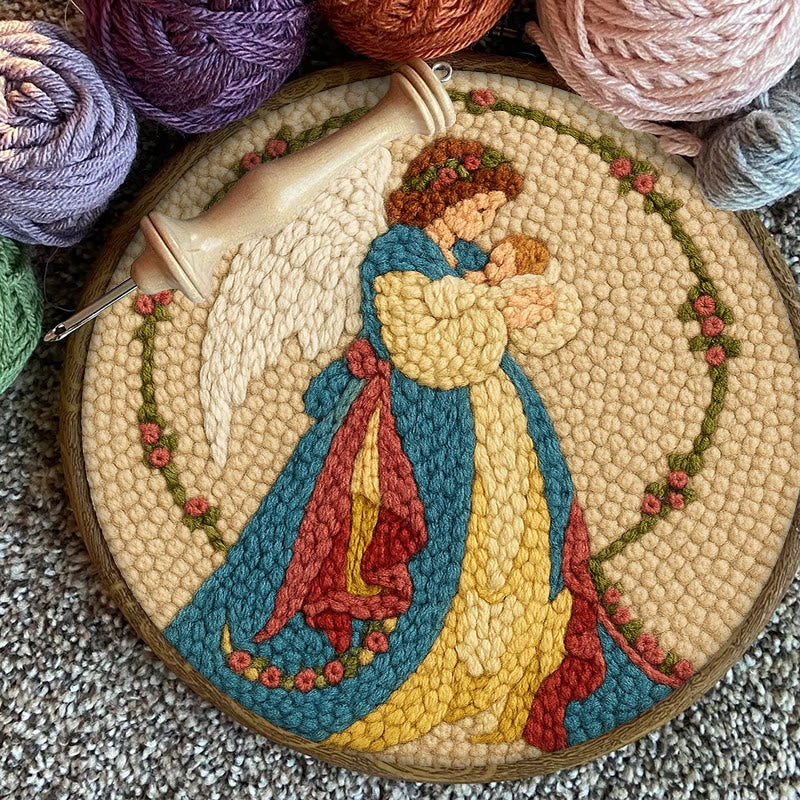Birth Of Jesus Punch Needle Kit - Bible Wall Art | Holy Christmas Decor - image 11