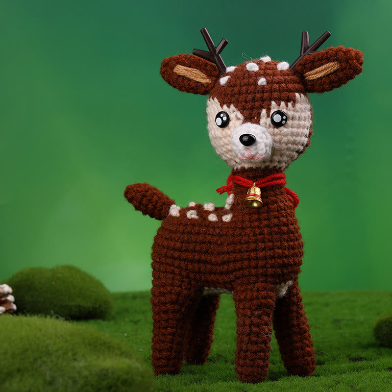 Diy Handmade Christmas Series Crochet Kit - Perfect Holiday Gifts |  Christmas Handicraft For Friends - Christmas Deer - image 13