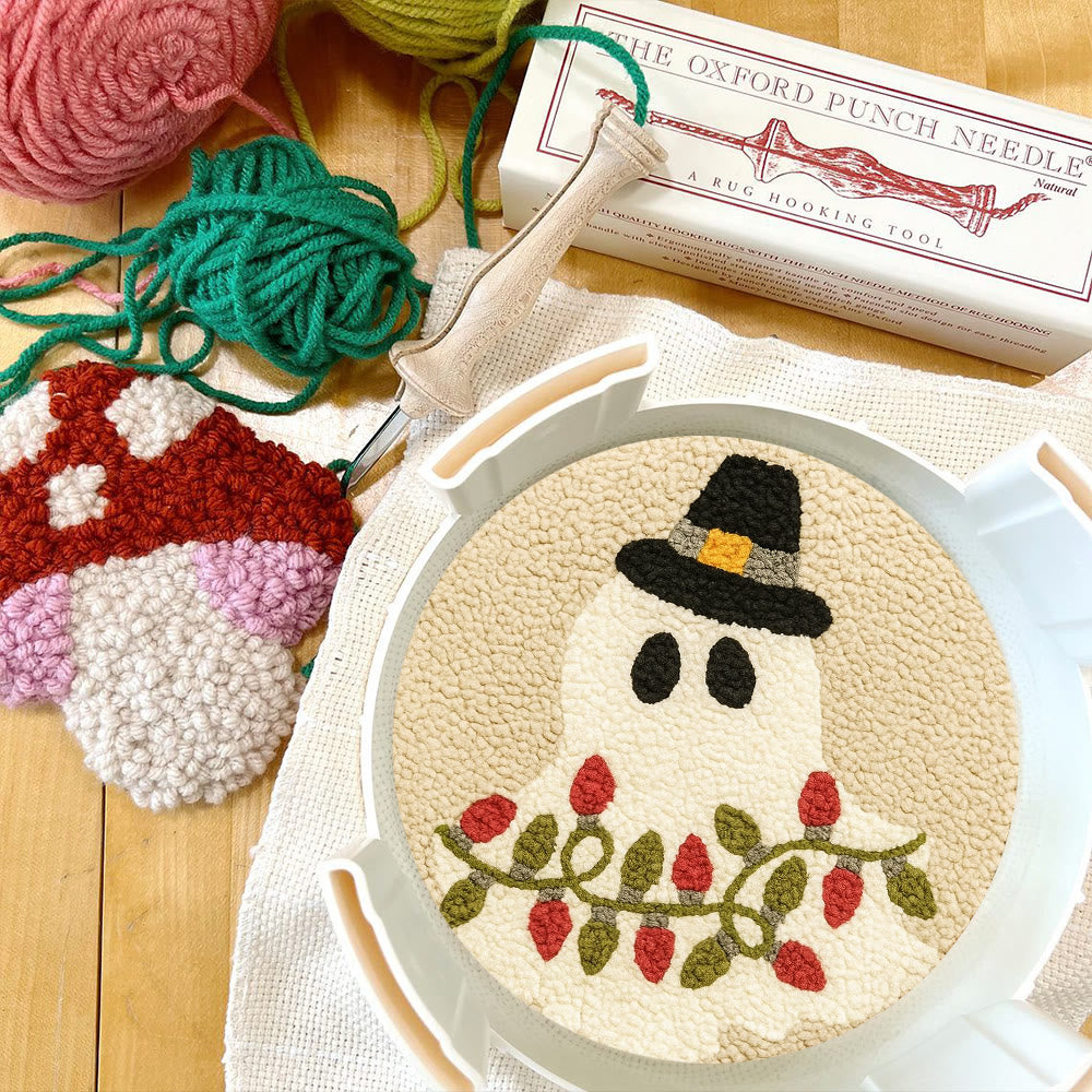 Mysterious Ghost Punch Needle Kit - Unique Christmas Craft | Nice Home Decor - image 7