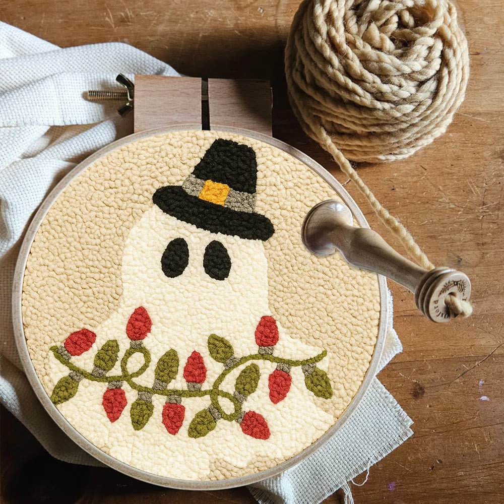 Mysterious Ghost Punch Needle Kit - Unique Christmas Craft | Nice Home Decor - image 9