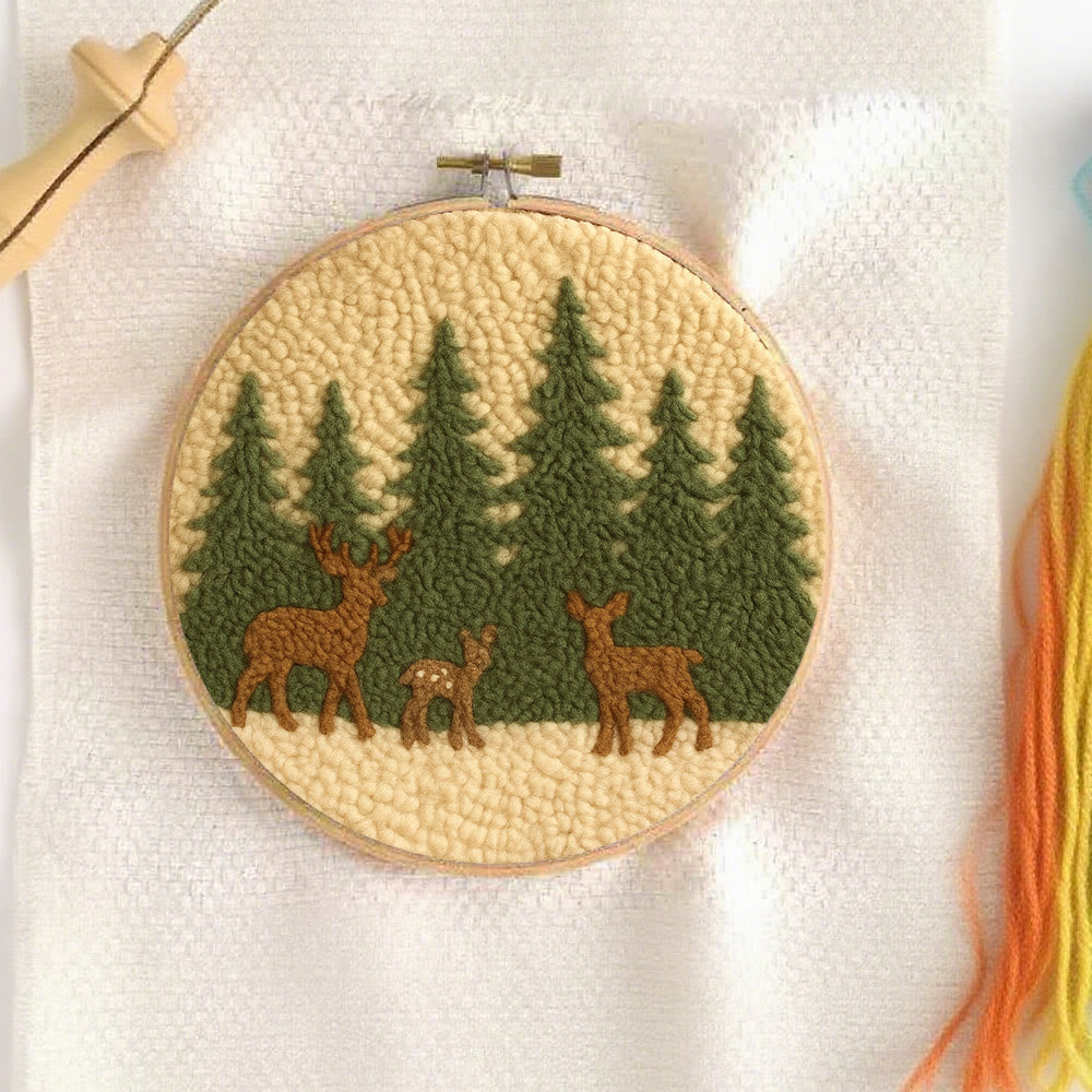 Mystic Forest Punch Needle Kit - Unique Handmade Craft | Perfect For Living Room Decor - image 6