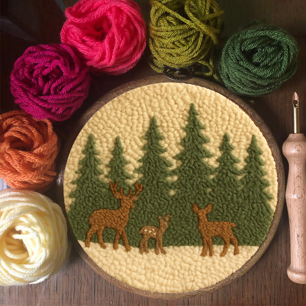 Mystic Forest Punch Needle Kit - Unique Handmade Craft | Perfect For Living Room Decor - image 2