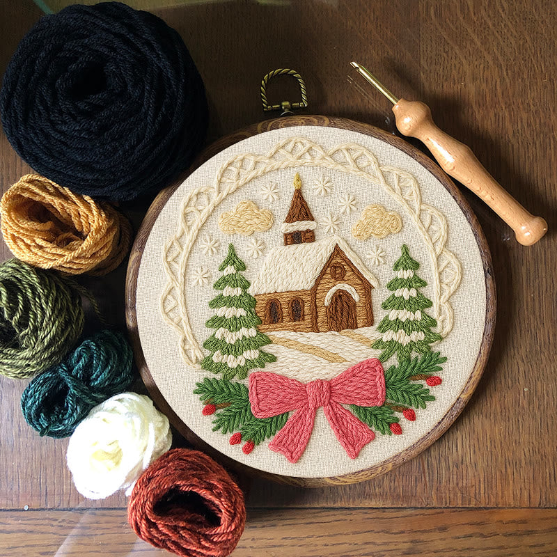 Warm House Punch Needle Kit - Unique Christmas Handicraft | Perfect Gift For Friend - image 7
