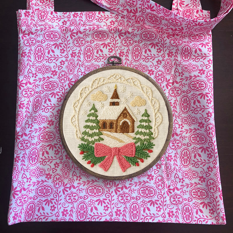 Warm House Punch Needle Kit - Unique Christmas Handicraft | Perfect Gift For Friend - image 9