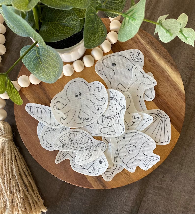 Christmas Stick And Stitch Patterns | Diy Marine Animals Stick | Perfect For Various Cloth Creation  - image 0