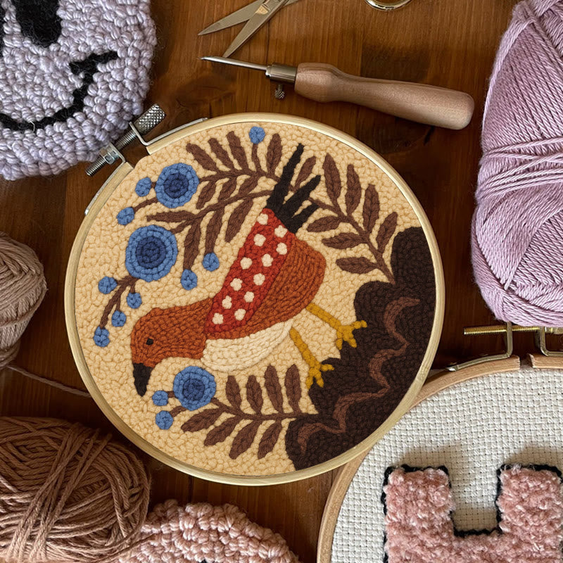 Little Turtledove Punch Needle Kit - Unique Bird Art | Perfect Craft For Beginner - image 8