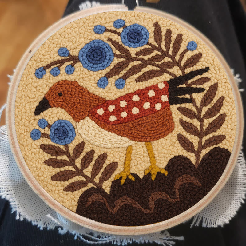 Little Turtledove Punch Needle Kit - Unique Bird Art | Perfect Craft For Beginner - image 5