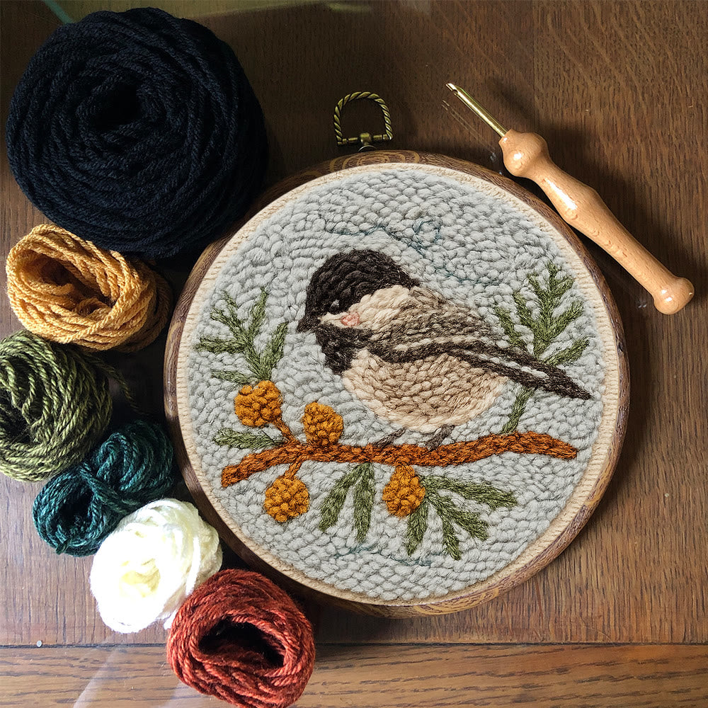 Birds On The Branch Punch Needle Kit - Cute Bird Artwork | Perfect Desk Decoration  - image 8