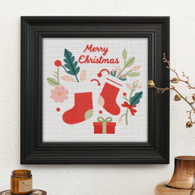  Cross Stitch Kit - Marry Christmas | Holiday Celebration Gifts | Diy Needle Collection  - image 9