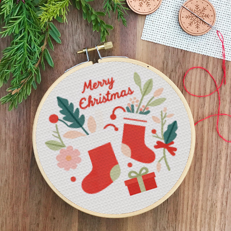  Cross Stitch Kit - Marry Christmas | Holiday Celebration Gifts | Diy Needle Collection  - image 6