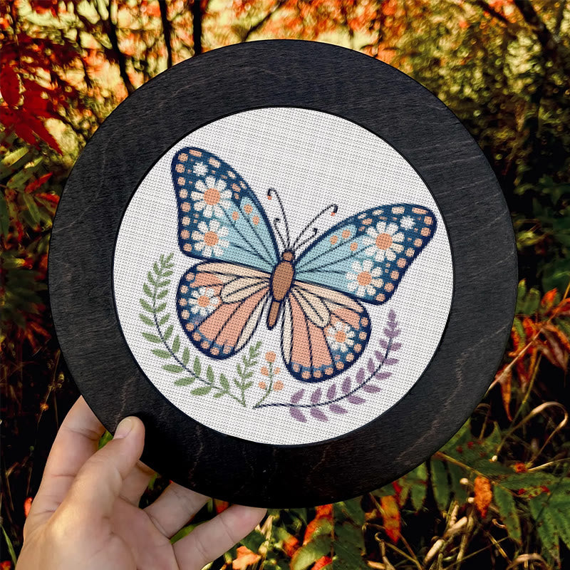  Cross Stitch Kit - Charming Butterfly | Diy Forest Animal Craft | Perfect Gift For Insect Lovers  - image 8
