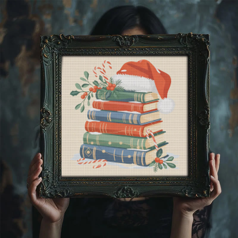 Cross Stitch Kit - Christmas Book | Christmas Home Decoration | Creative Needle Artwork - image 9