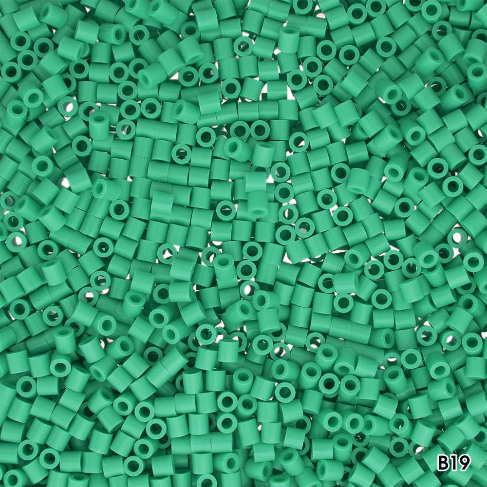 1000 Perler Beads Bag - Green Colour Series | Perfect Gift For Perler Diy Lover  - B19 - image 9