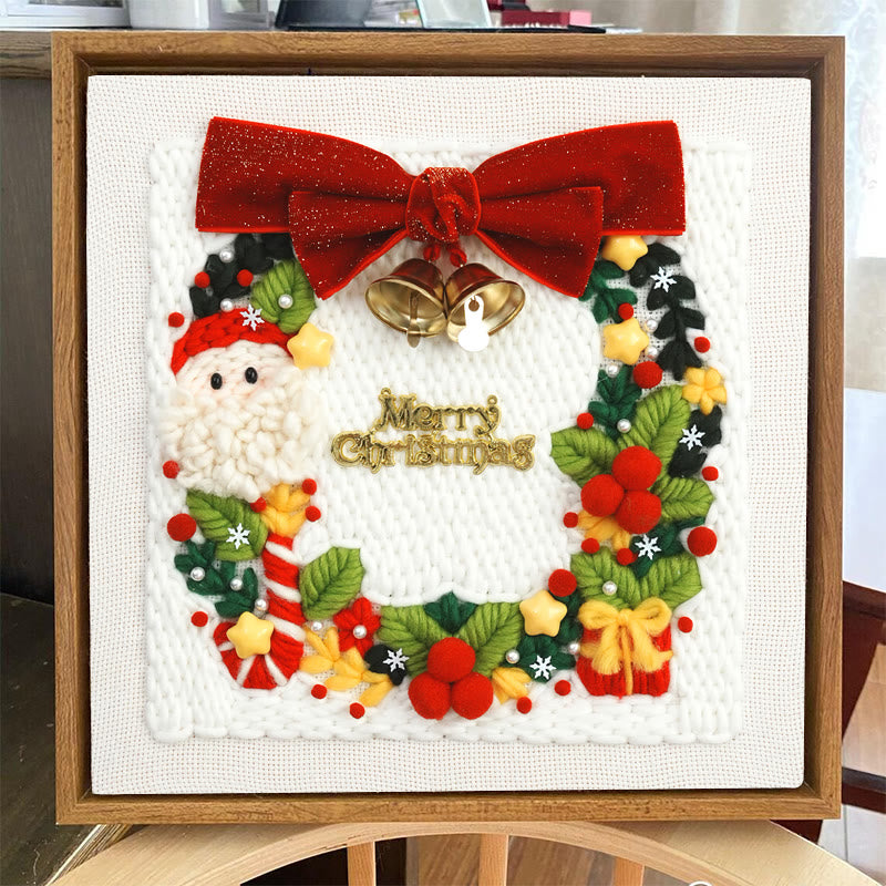 Christmas Series Square Punch Needle Kit - Personalized Needle Craft | Nice Christmas Decorative Gifts  - image 5