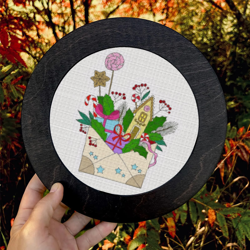  Cross Stitch Kit - New Year Envelope | Christmas Celebration Handicraft | Festival Home Decor - image 8