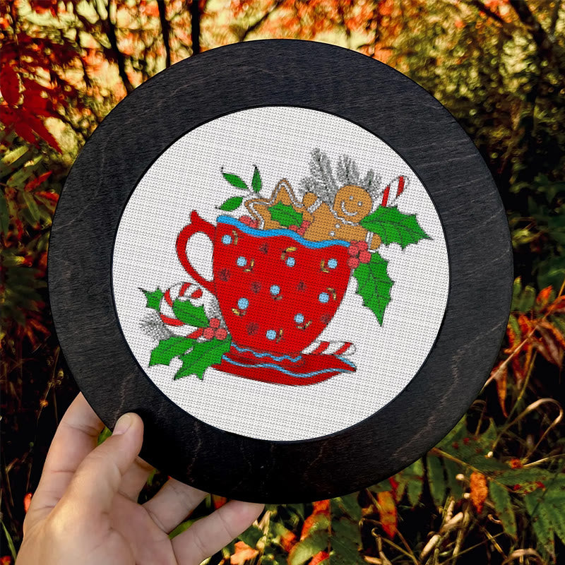 Cross Stitch Kit - Christmas Cup | Winter Needle Artwork | Unique Holiday  Collection - image 8