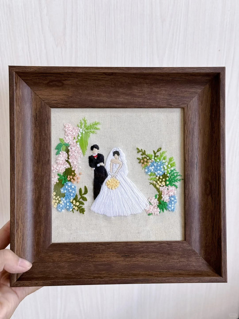 Rubbyoo Embroidery Kit - Scenery Series Needlecraft | Diy Home Decor | Unique Housewarming Gift - Joyful Wedding  - image 18