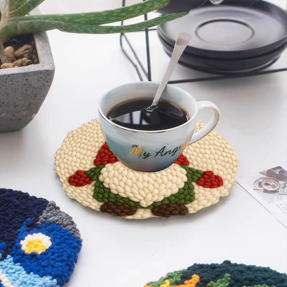 Christmas Gnome Punch Needle Kit - DIY Holiday Craft | Wall Art for Christmas Season - image 11