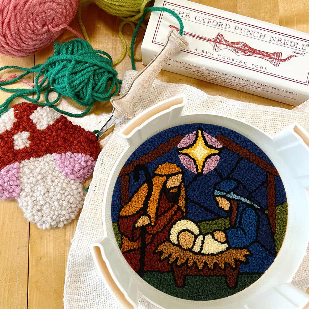 Nativity Scene Punch Needle Kit - Religious Craft | Handmade Decor For Religious Celebrations - image 7