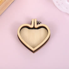 Embroidery Mini Wooden Irregular Shapes Hoops | Handmade Christmas Ornament | Perfect For Diy Stitch Art - image 1