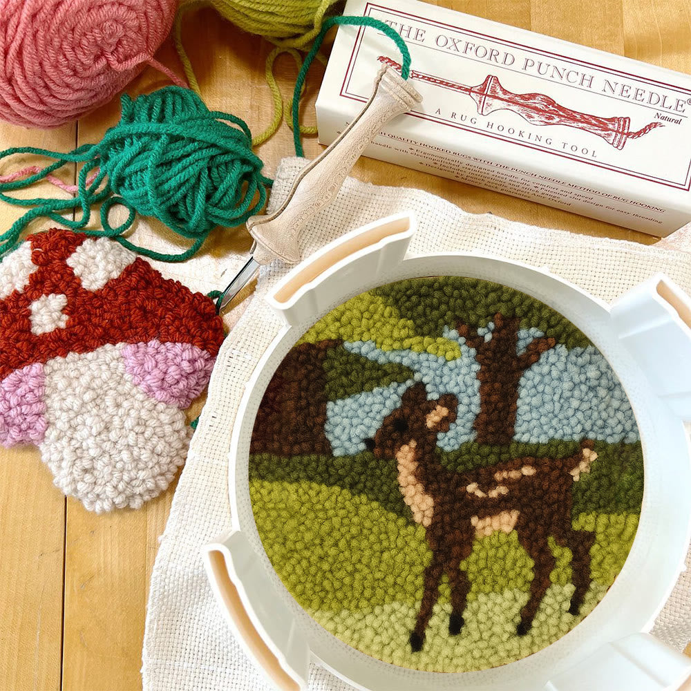 Forest Fawn Punch Needle Kit - Artisan-crafted Creation | Nature-inspired Lover's Pick - image 8