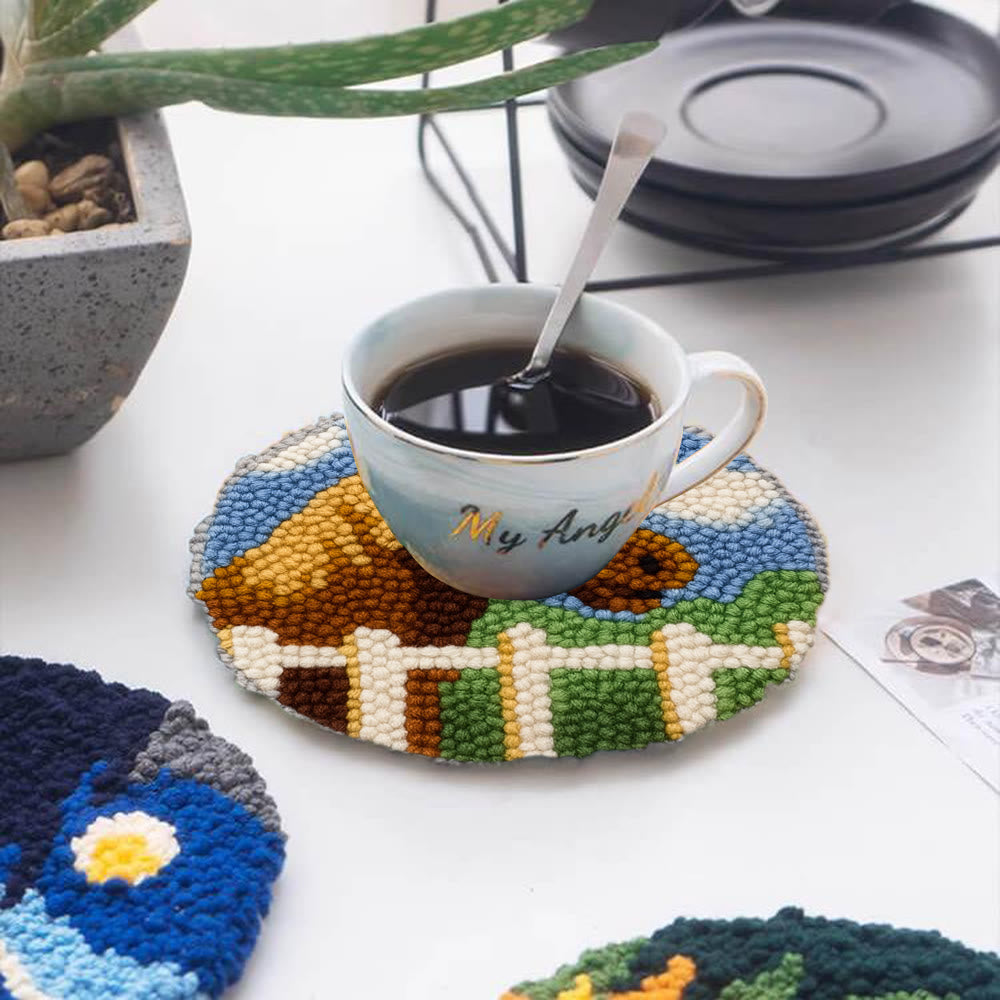 Horse Pasture Punch Needle Kit - Rustic Handcraft Gift |  Artisan-Crafted Art - image 6