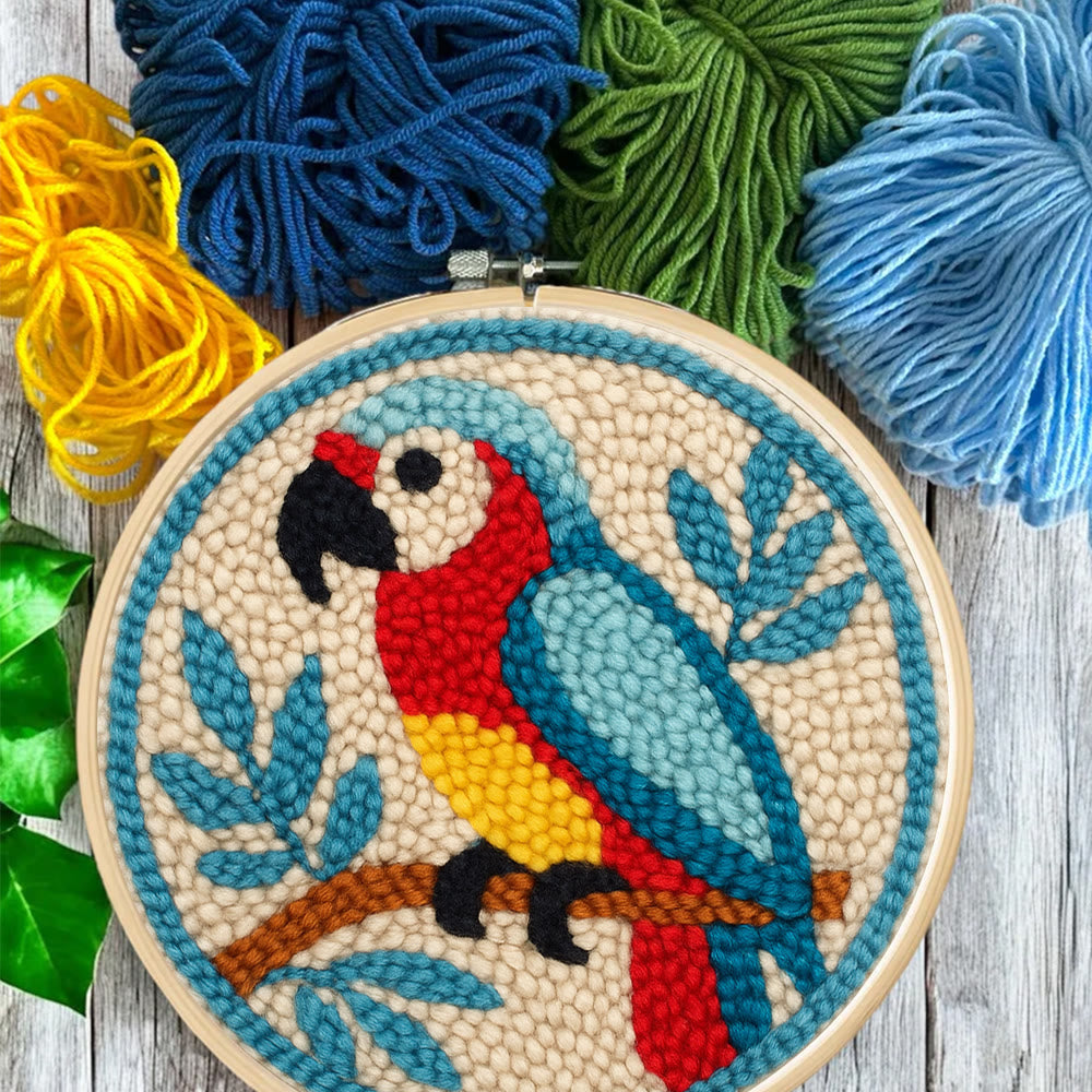 Parrot Tropical Punch Needle Kit - Geeky Decor Must-have | Fantasy Enthusiast Craft - image 8