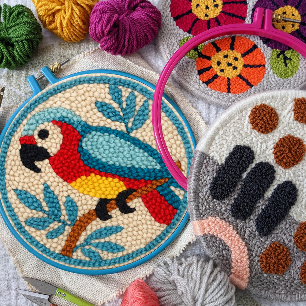 Parrot Tropical Punch Needle Kit - Geeky Decor Must-have | Fantasy Enthusiast Craft - image 10