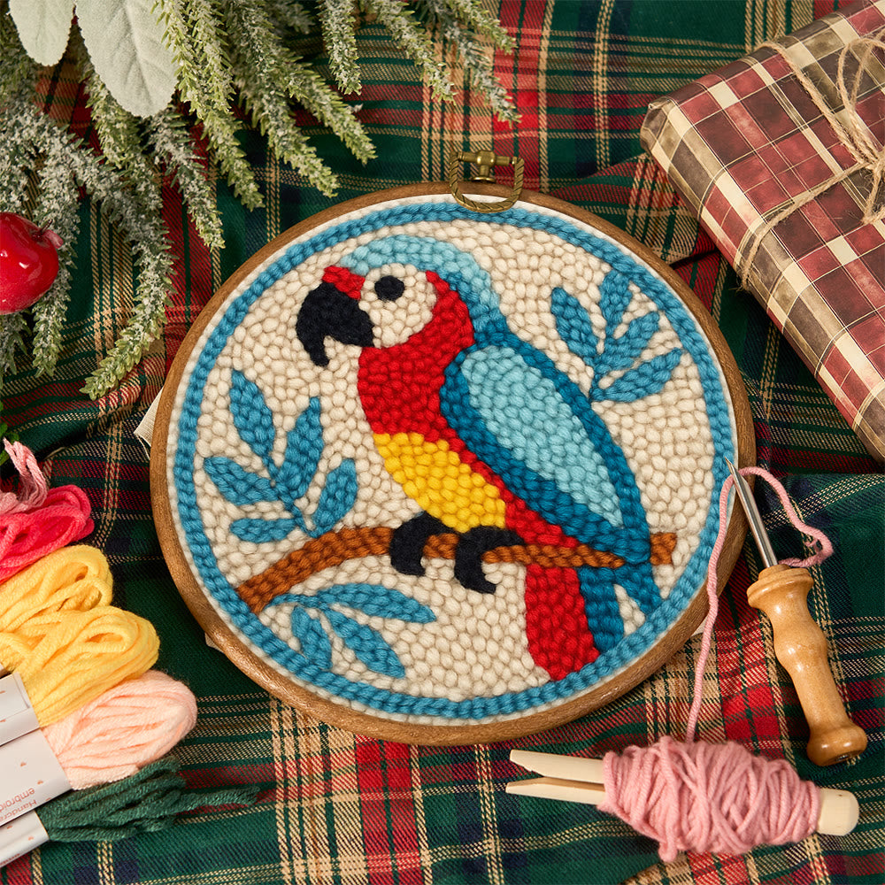 Parrot Tropical Punch Needle Kit - Geeky Decor Must-have | Fantasy Enthusiast Craft - image 11