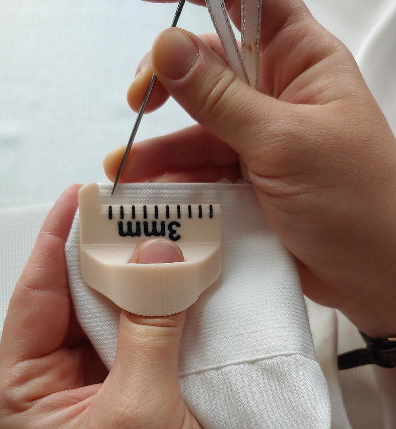  Finger Sewing Template | Stitch Guide For Equal Stitches | Sewing Stitch Spacing Guide  - image 0