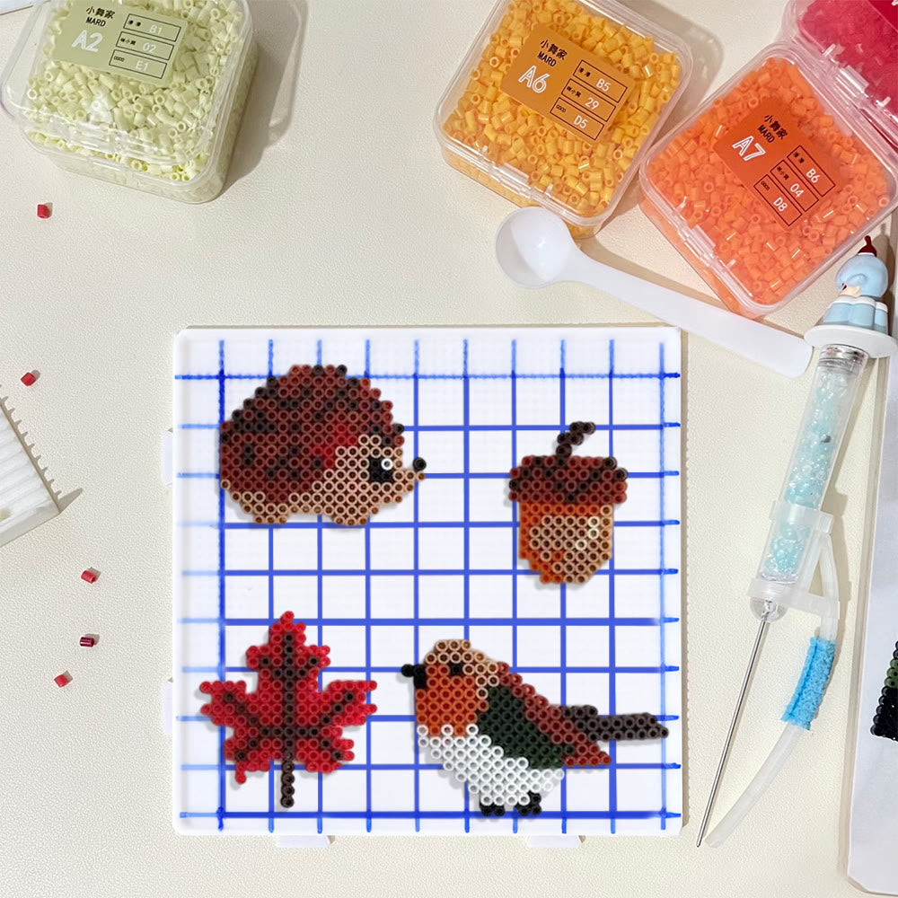 Rubbyoo Perler Beads Kit - Autumn Animal | Fall Hanging Ornaments | Diy Pixel Artcraft  - image 9