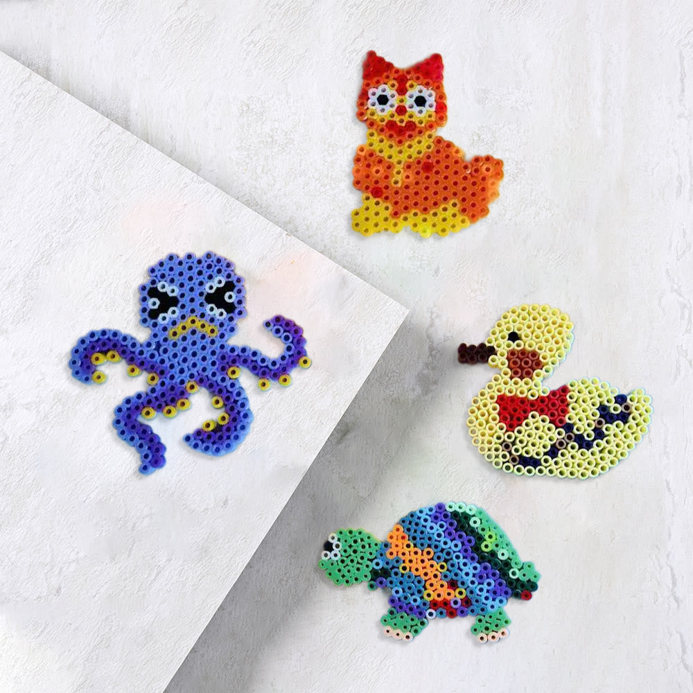 Rubbyoo Perler Beads Kit - Animal Series | Special Pixel Craft | Easy Handmade Art - 2.6 mm - Perler Beads Kit + Tool Kit - image 0