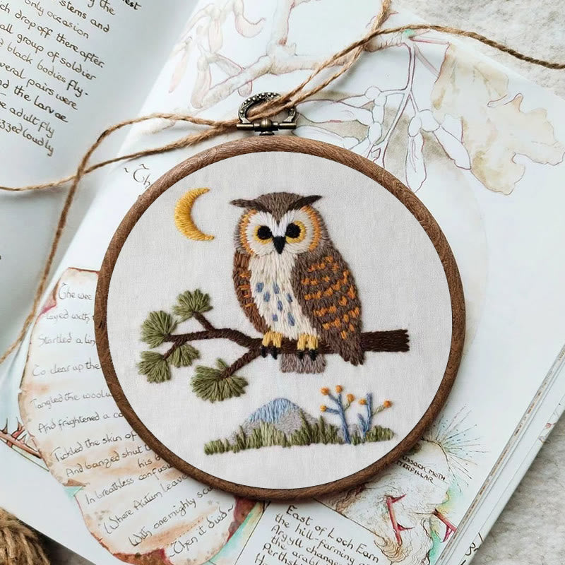 Rubbyoo Embroidery Kit - Little Owl | Simple Diy Craft | Heartfelt Handmade Present - image 5