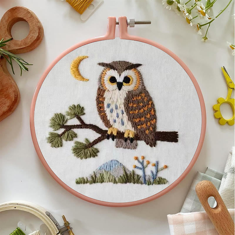 Rubbyoo Embroidery Kit - Little Owl | Simple Diy Craft | Heartfelt Handmade Present - image 4