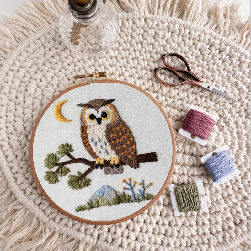 Rubbyoo Embroidery Kit - Little Owl | Simple Diy Craft | Heartfelt Handmade Present - image 6