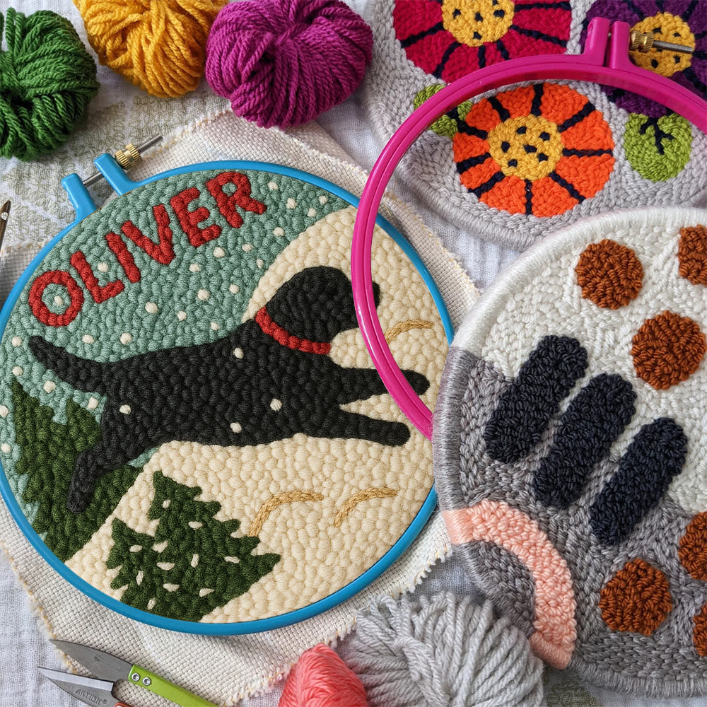 Winter Dog Punch Needle Kit – Cozy Seasonal Diy | Thoughtful Holiday Gift - image 8