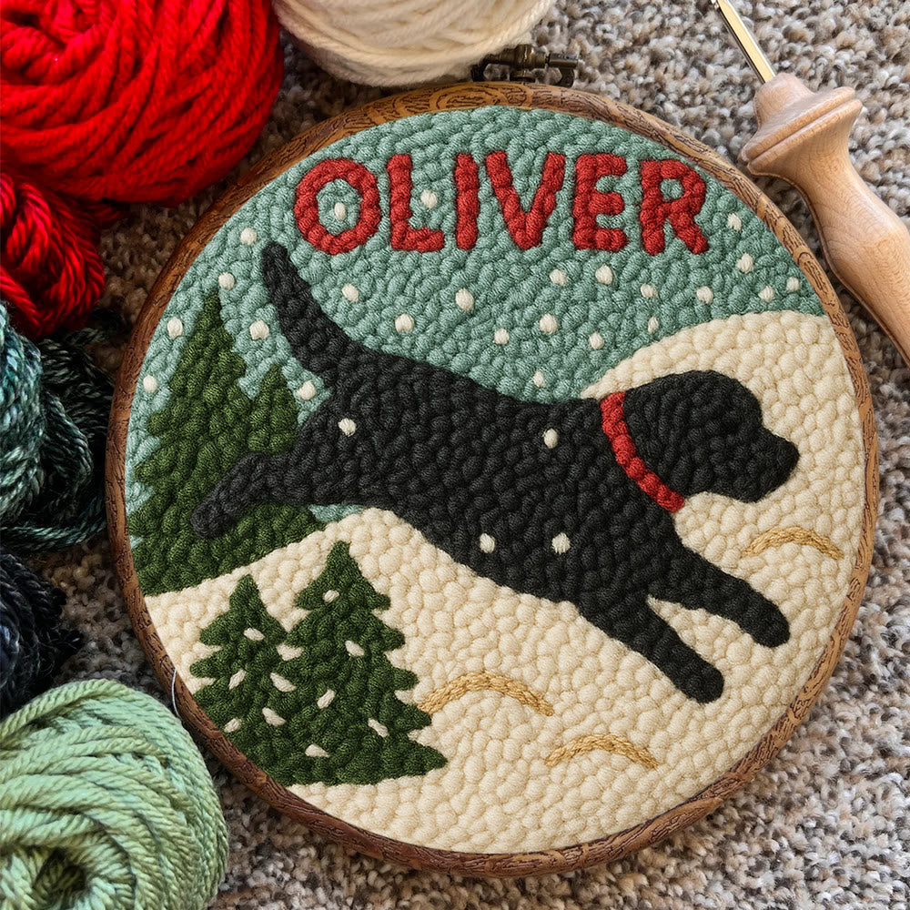 Winter Dog Punch Needle Kit – Cozy Seasonal Diy | Thoughtful Holiday Gift - image 7