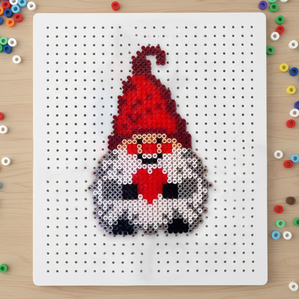 Rubbyoo Perler Beads Kit - Christmas Gnome Series | Unique Holiday Craft | Diy Pixel Art For Friend - Gnome C - 2.6 mm - Perler Beads Kit + Tool Kit - image 2