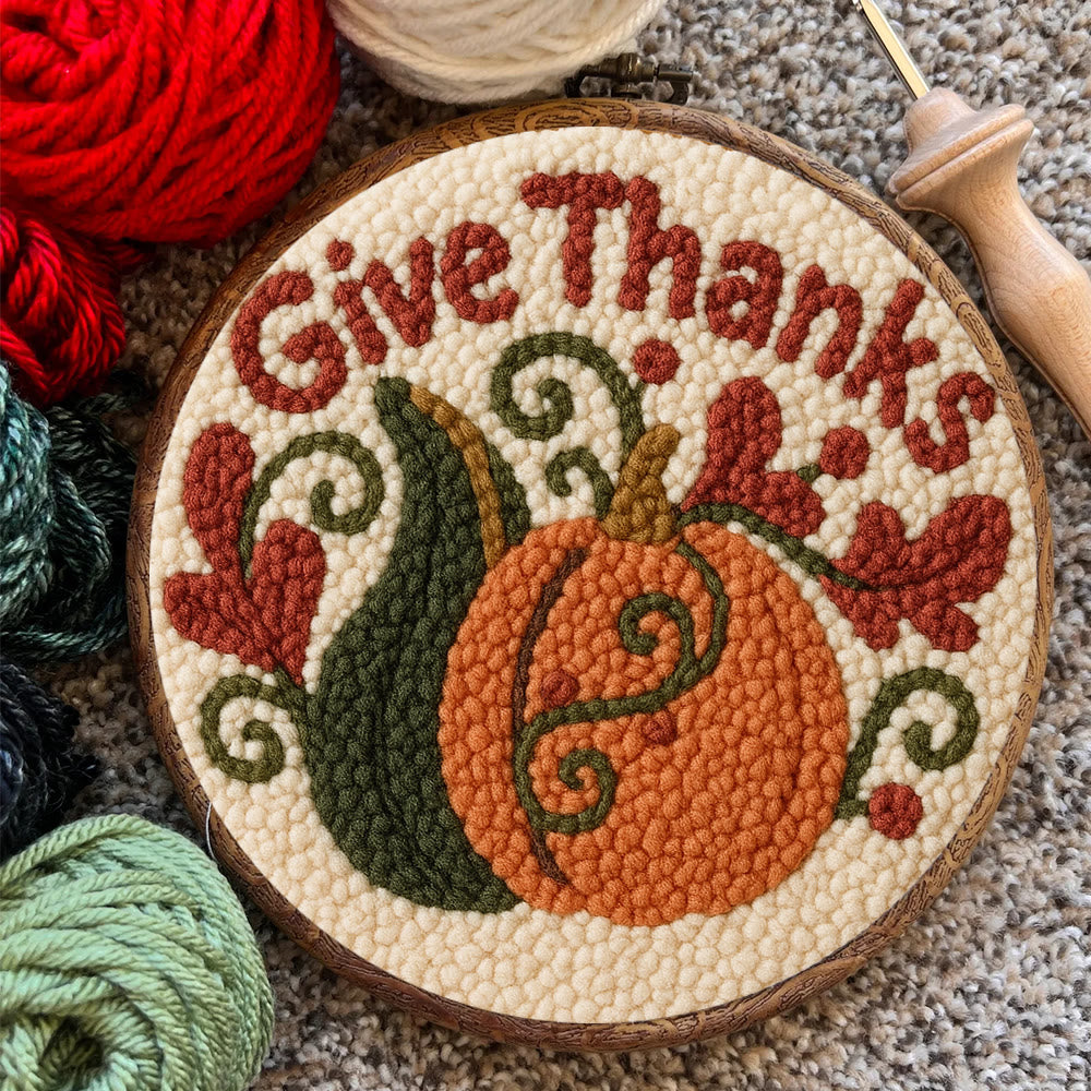 Give Thanks Punch Needle Kit – Cozy Diy Craft Project | Perfect Home Decor - image 9