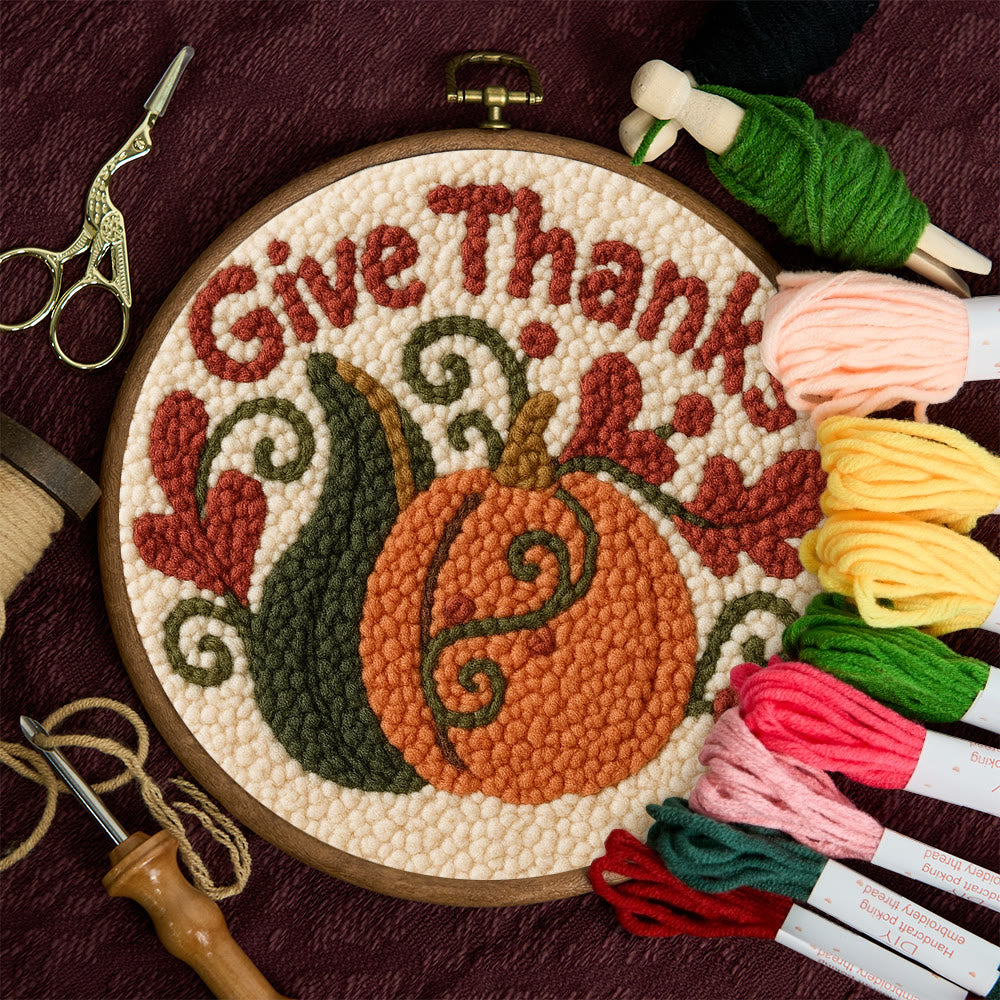 Give Thanks Punch Needle Kit – Cozy Diy Craft Project | Perfect Home Decor - image 10