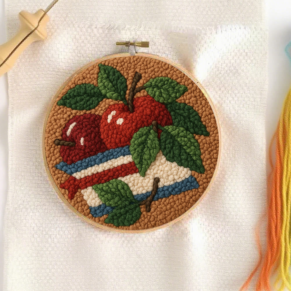 Apple Harvest Punch Needle Kit – Beginner Project | Thoughtful Handmade Gift Idea - image 5