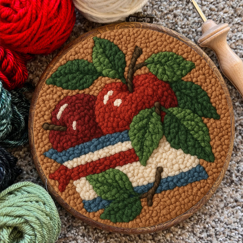 Apple Harvest Punch Needle Kit – Beginner Project | Thoughtful Handmade Gift Idea - image 7