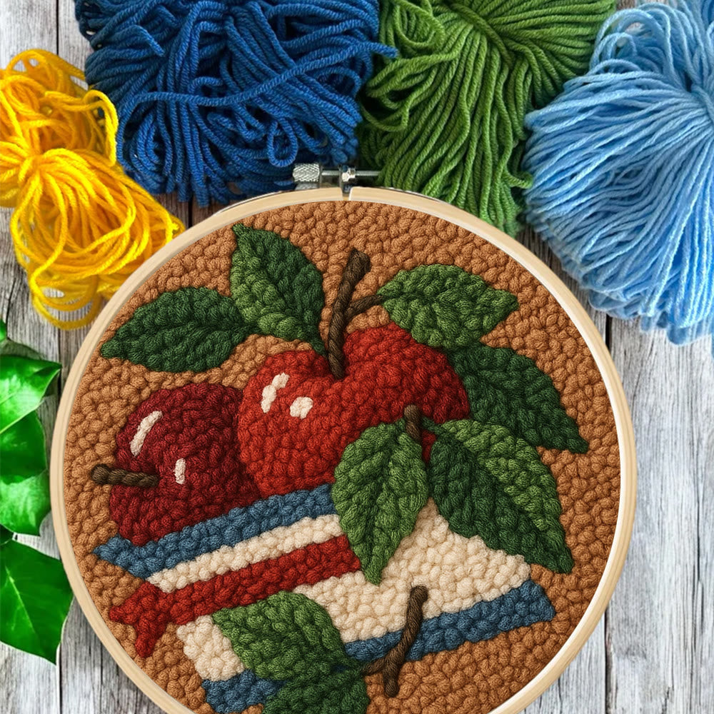 Apple Harvest Punch Needle Kit – Beginner Project | Thoughtful Handmade Gift Idea - image 6