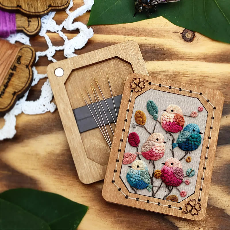 Rubbyoo Embroidery Kit - Lovely Birds | Diy Handmade Stitchwork | Perfect For Wall Hanging - image 2